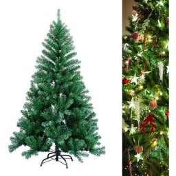Arbre de Noël Décoration Plastique Choix avec support 180cm Vert - Vert - Randaco