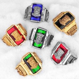 Walton-Bagues en acier inoxydable avec biscuits pour hommes bijoux de motard cadeau créatif