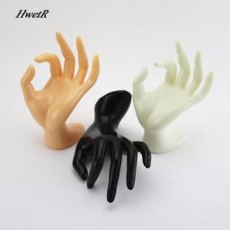 Présentoir en Velours Noir pour Bague Bracelet Collier JoWatch Mannequin pour Femme Forme Ok