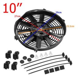 Ventilateur de refroidissement électronique Kit de refroidissement électrique universel lame noire