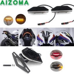 Lampe de plaque d'immatriculation LED pour BMW S1000RR clignotants feu arrière éliminateur de