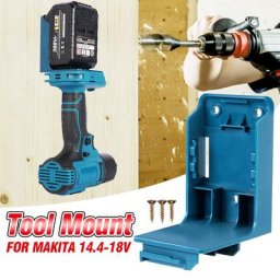 Support de batterie pour outils électriques lot de 1/5 2 en 1 pour Makita/DEWALT/Milwaukee M18