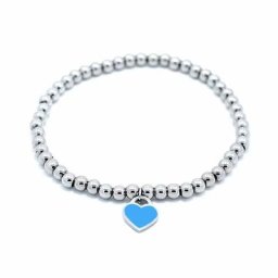 FYSARA-Bracelet perlé ETERNAL pour femme breloque coeur vert rose pêche brin commandé New York