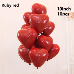 Ballons d'amour rouge adrenred blanc rose décoration de mariage fête d'anniversaire de filles de