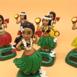 Panneau solaire 62Hula Girl Bobble Shaking Head beurre de voiture Prada décoration de phtaline