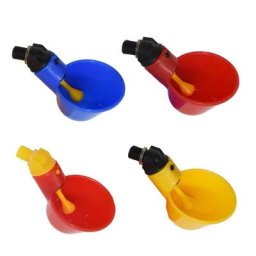 Gobelets en plastique pour boire de l'eau de volaille équipement d'élevage pour caille poulet