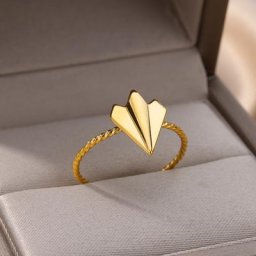 Tissage de matiques à nœud en acier inoxydable pour hommes et femmes bijoux de doigt cadeau de