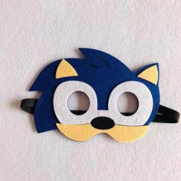 Masque en feutre de dessin animé Sonic The Kasgeho pour enfants masque pour les yeux d'animaux