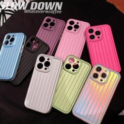 Coque de téléphone antichoc colorée pour iPhone boîte à bagages tendance coque souple pour iPhone