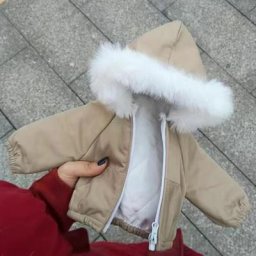 BJD – manteau de poupée pour enfants vêtements d'hiver à la mode avec chapeau poche latérale