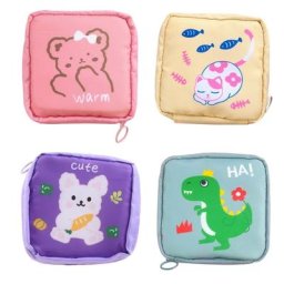 Sac de rangement de serviette hygiénique portable mini petits sacs porte-monnaie mensuel de grande