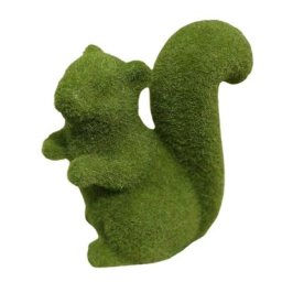 Moss Decor-Figurine SLaura rel floquée support d'arbre de confrontation ou de clôture large