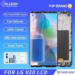 Écran tactile lcd de remplacement avec châssis 5.7 pouces pour LG V20 H910 H918 US996