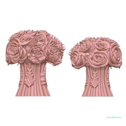 Moule en silicone en forme de bouquet de fleurs moule en résine pour bricolage artisanat fait main
