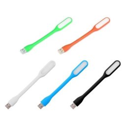 Lampes LED USB pour clavier Portable 2 pièces lampes de lecture flexibles pour Protection des