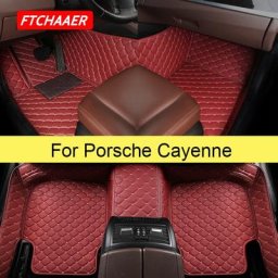 FTCHuto ER-Tapis de sol de voiture pour Porsche broderie Auto Foot Coche accessoires tapis