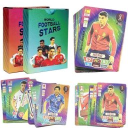 Cartes Ballsuperstar de Football Colorées pour Enfant Collection Signature Limitée Carte à