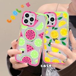 Cartoon Cute Fruit Phone Case For IPhone 14 13 12 11 Pro Max XS X XR SE 2020 6 7 8 Plus Mini