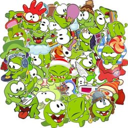 10/50pcs Coupe La Corde Jeu Indie Grenouille Autocollants Pour Ordinateur Portable Jouet Bagages