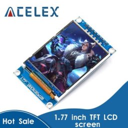 Écran LCD TFT 1.77 pouces module de port série 128x160 1.77 TFTSPI