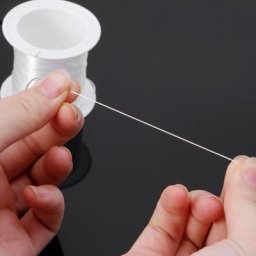 F3KA Stretchy String for Bracelets 0.8mm Elastic String Stretch Cord Jewelry Bead Bracelet String