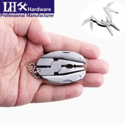 Outil à main pliant couteau pince tournevis porte-clés multifonction Mini ensemble d'outils