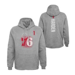 Sweat à capuche avec nom et numéro des 76ers de Philadelphie - James Harden - Hommes