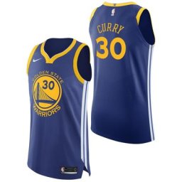Golden State Warriors Nike Icon Authentic Maillot d'équipe de NBA - Stephen Curry - Homme