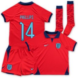 England Away Stadium Kit 2022-23 - Infants with Phillips 14 printing