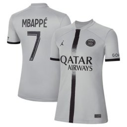 Maillot PSG Jordan Extérieur Stadium 22/23 - Femme avec flocage Mbappé 7
