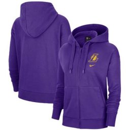 Los Angeles Lakers Nike NBA Full-Zip Fleece Sweat à capuche - Femme
