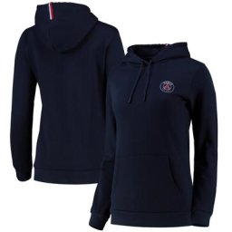 Sweat Capuche PSG Logo Essentiel - Bleu - Femme