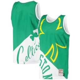 Boston Celtics NBA Big Face Fashion Tank 5.0 Par Mitchell & Ness - Vert - Homme