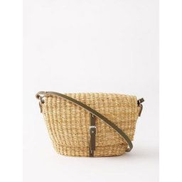 Muuñ Sac bandoulière tissé à finitions cuir Fille
