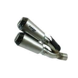 SHARK EXHAUST TRC-10 titane/argent de carbone