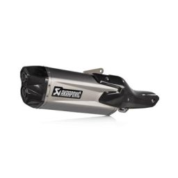 Akrapovic Slip-On Line Titanium Silencieux arrière, noir-gris