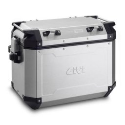 GIVI Trekker Outback 48 Ensemble de boîtiers latéraux en aluminium, noir-argent