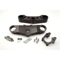 LSL triple clamp TRIUMPH Thruxton 16-, 43mm fourches, 30mm offset, noir