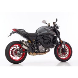 SHARK EXHAUST TRC-10 titane/carbone argent