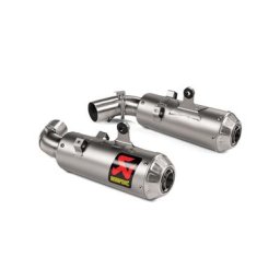 Akrapovic Slip-On Line Silencieux arrière en titane, argent
