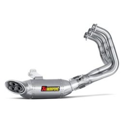 Akrapovic Slip-On Racing Line Système d’échappement en titane, argent