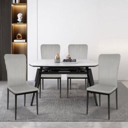 Sifree - Chaise de salle à manger, Lot de 4 chaises, Chaise rembourrée, Chaise de salon, 4 pieds