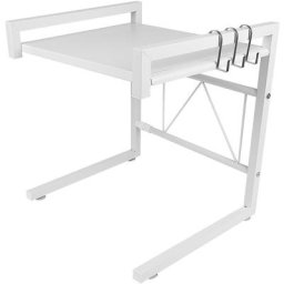 Dyhf - Télescopique - Stockage Organisateur Cuisine Four à Micro-ondes Rack De Stockage En Métal