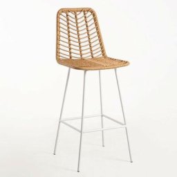 Tabourets Hauts - Tabouret Natur - Blanc - Blanc