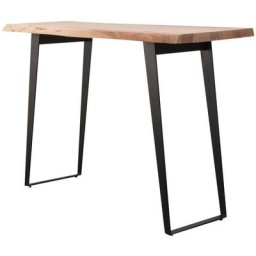 Table haute en bois d'acacia Tree - Noir