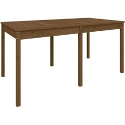 Vidaxl - Table de jardin marron miel 159,5x82,5x76 cm bois massif de pin Pin marron miel
