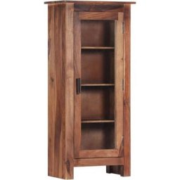 Buffet 50x30x110 cm Bois massif Vidaxl Brun