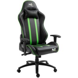 Nordic Gaming Carbon Gamin Fauteuil, noir, vert. - Noir