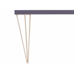Des Pieds Sous Ma Table - Pied table basse métal tstar 41 cm Finition Laiton Satin