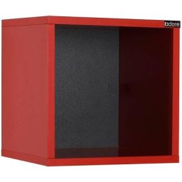 Deco In Paris - Etagère cube murale - rouge katy - rouge